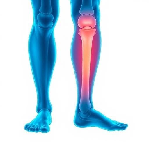 Runner with pain along the inner shin